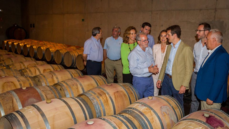 El presidente del Partido Popular, Pablo Casado visita a La Rioja. Riojapress