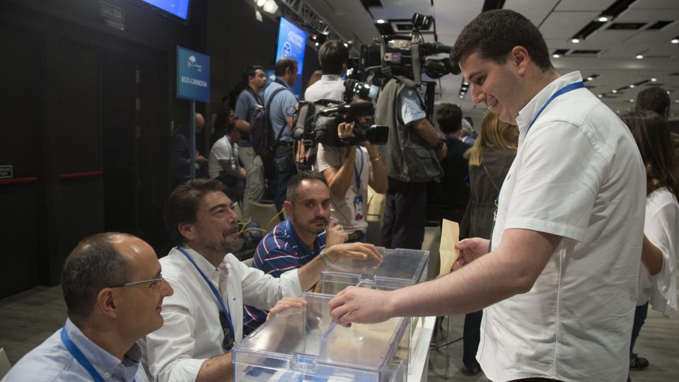 21/7/18.-  CONGRESO PP en , Madrid, España.  Photo: Cesar Cebolla / ALFAQUI